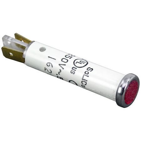 Ge Signal Light 5/16" Red 250V XNC25X89